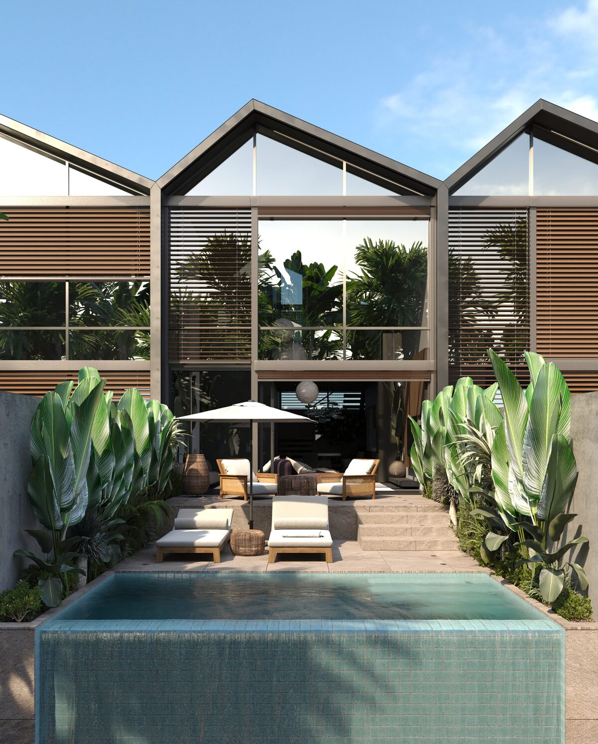 Willa z 1 sypialnią, 80m² w Wyspa Bali, Indonezja [ID: 0909-006]