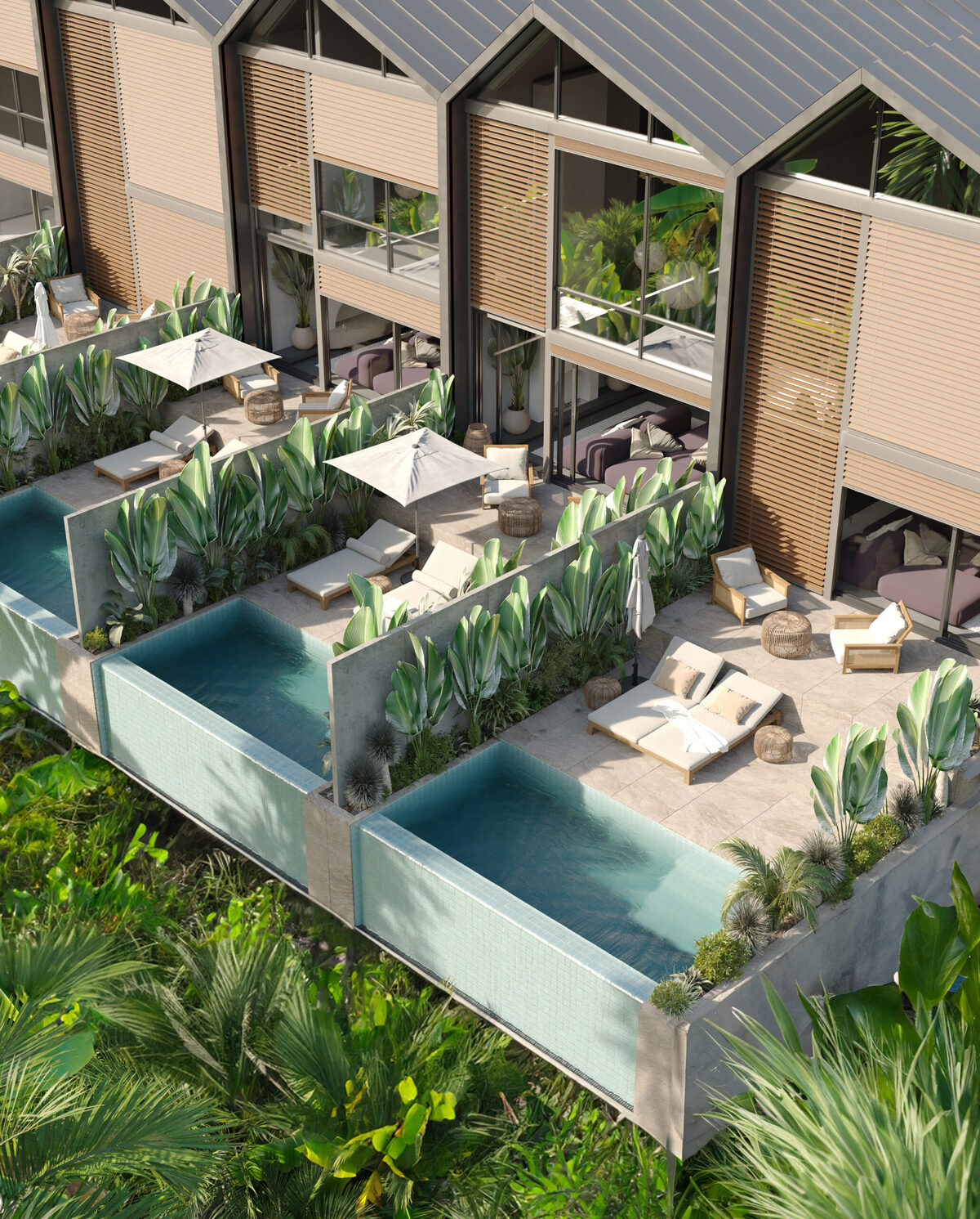Willa z 1 sypialnią, 80m² w Wyspa Bali, Indonezja [ID: 0909-006]