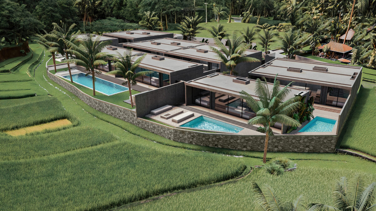 Willa z 2 sypialniami, 90.7m² w Wyspa Bali, Indonezja [ID: 0908-006]