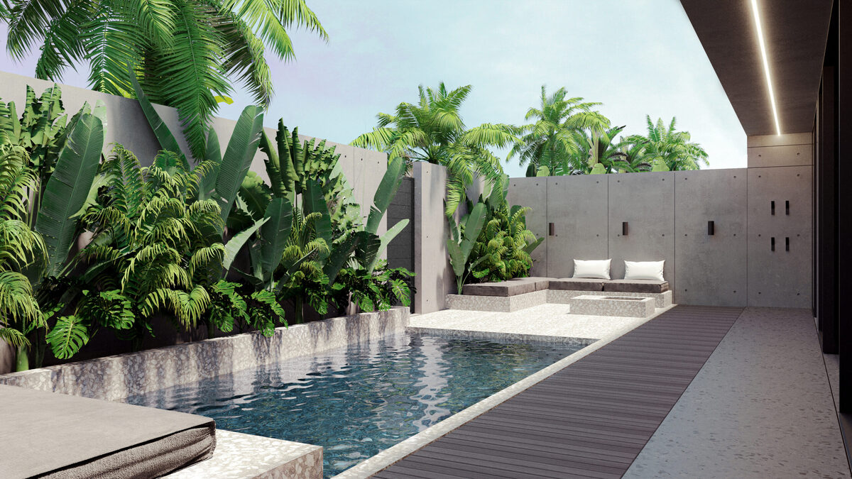 Willa z 2 sypialniami, 90.7m² w Wyspa Bali, Indonezja [ID: 0908-006]
