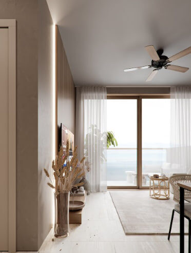 Apartment with 1 bedroom, 43m² in Bali Island, Indonesia [ID: 0914-001]