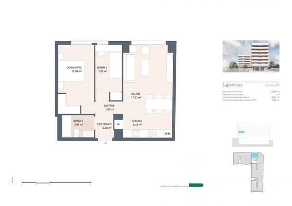 Квартира в Аліканте, Іспанія, 71м² - зображення 12
