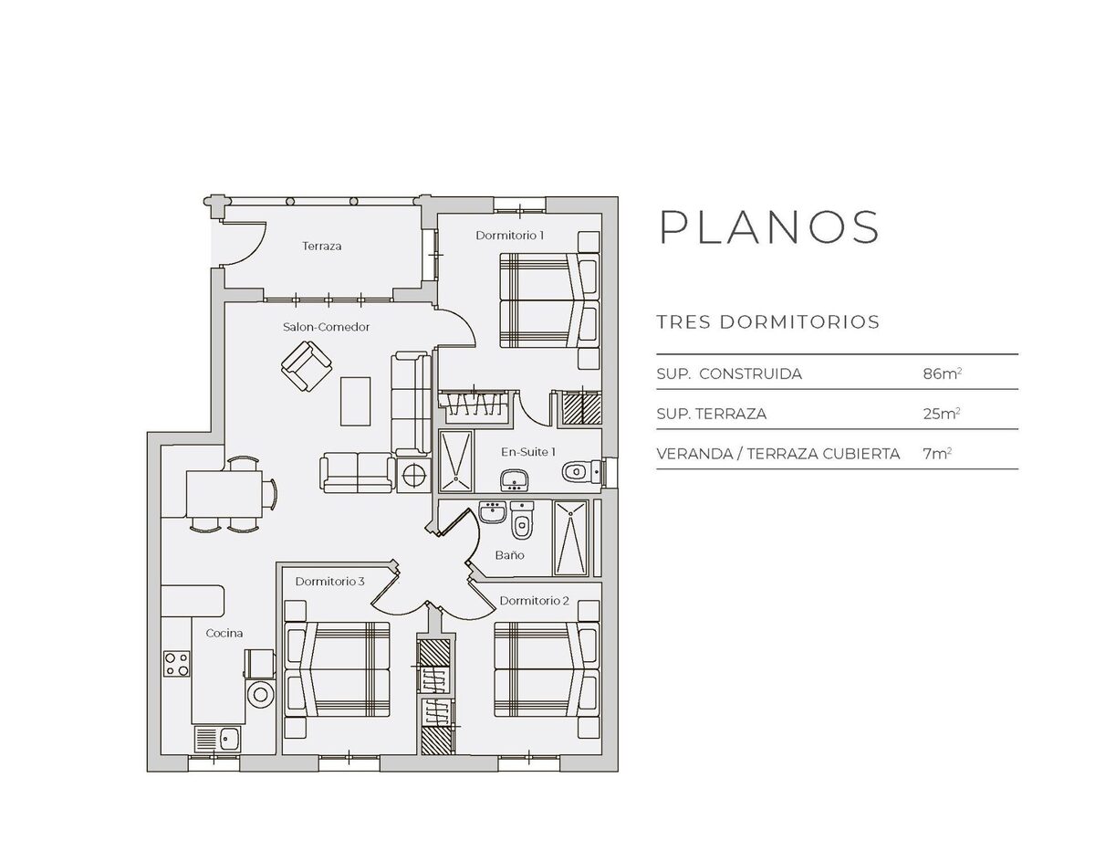 Apartment with 3 bedrooms, 86m² in Cuevas del Almanzora, Spain [ID: 0137s-SP0335]