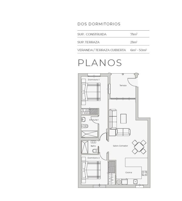 Квартира в Куевас-дель-Альмансора, Іспанія, 72м² - зображення 18