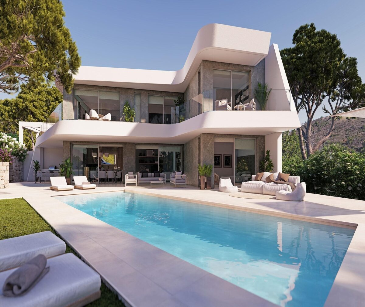 Villa with 4 bedrooms, 314m² in Moraira-Teulada, Spain [ID: 0137s-SP0345]