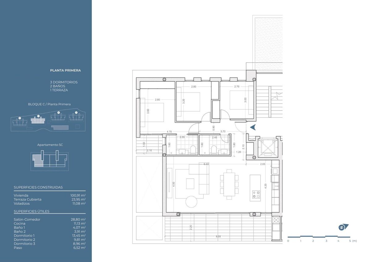 Квартира с 3 спальнями, 106м² в Ла Нусия, Испания [ID: 0137s-SP0645]