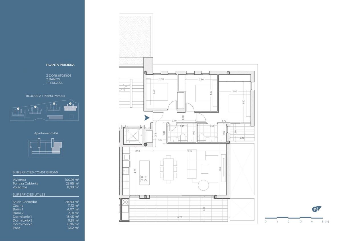 Квартира с 3 спальнями, 106м² в Ла Нусия, Испания [ID: 0137s-SP0645]