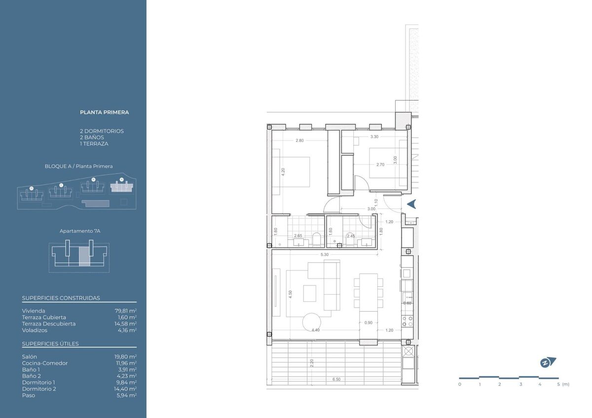 Квартира с 2 спальнями, 80м² в Ла Нусия, Испания [ID: 0137s-SP0644]