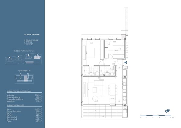 Квартира в Ла Нусія, Іспанія, 80м² - зображення 24
