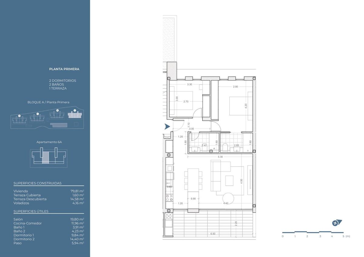 Квартира с 2 спальнями, 80м² в Ла Нусия, Испания [ID: 0137s-SP0644]