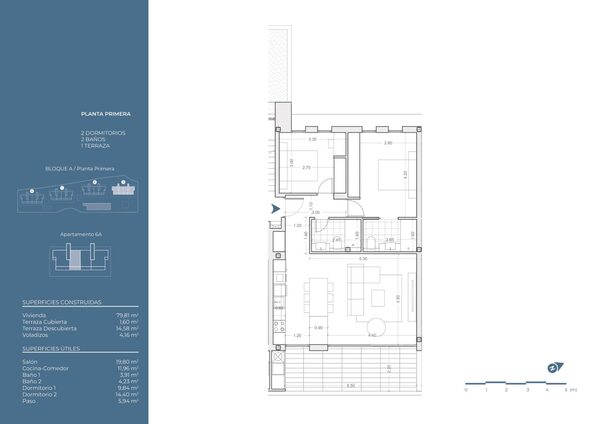 Квартира в Ла Нусія, Іспанія, 80м² - зображення 23