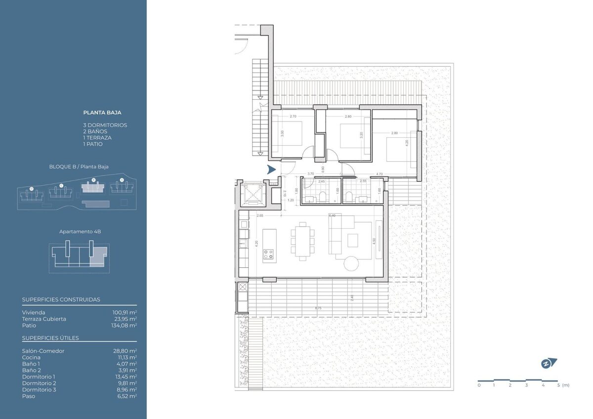 Квартира с 3 спальнями, 106м² в Ла Нусия, Испания [ID: 0137s-SP0643]