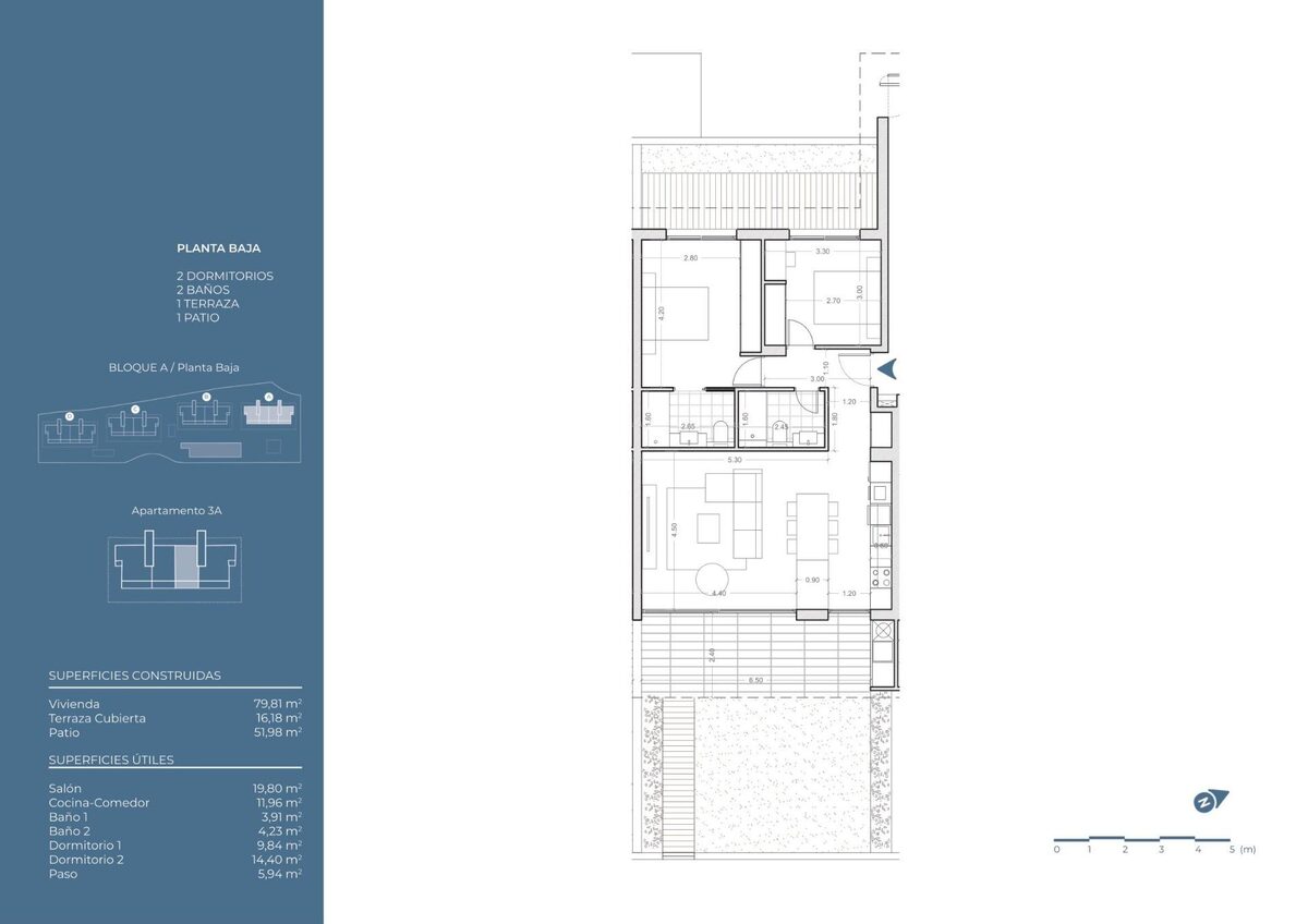 Квартира с 2 спальнями, 80м² в Ла Нусия, Испания [ID: 0137s-SP0642]