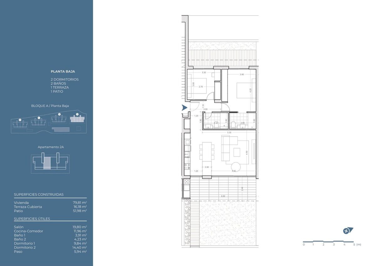 Квартира с 2 спальнями, 80м² в Ла Нусия, Испания [ID: 0137s-SP0642]
