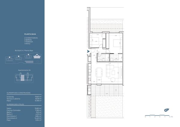 Квартира в Ла Нусія, Іспанія, 80м² - зображення 24