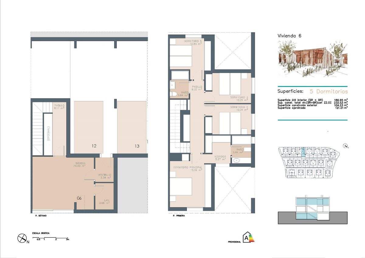 Villa with 5 bedrooms, 232m² in Godella, Spain [ID: 0137s-SP0616]